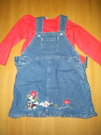 Ensemble 2 pièces robe jean (REF 28V12)