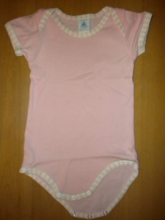 Body rose Petit bateau (REF 35V12)